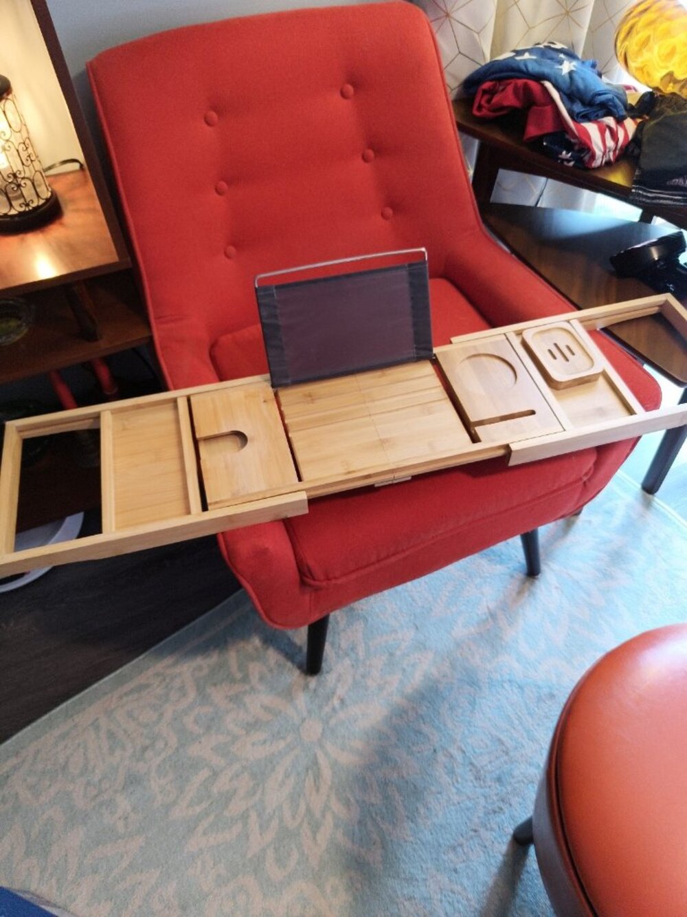 Bathtub Caddy Tray Shelf Bamboo Extending Various lengths